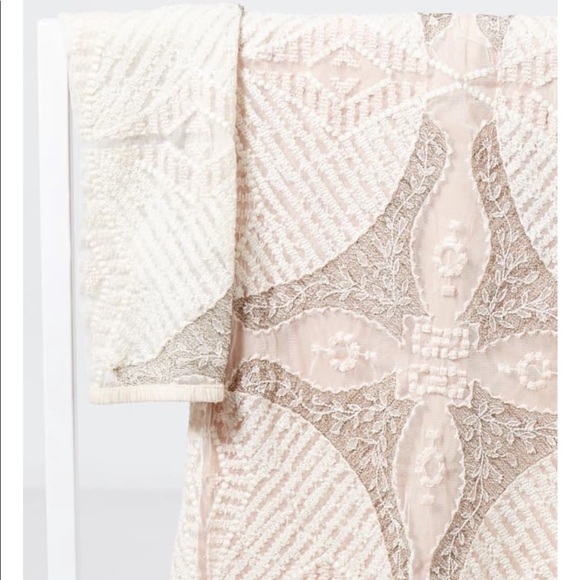 Intropia Embroidered Lace Cream Mini Dress Size 4 - Picture 2 of 11